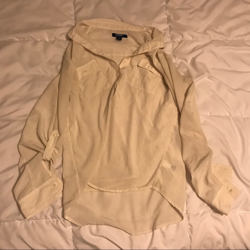 White old navy blouse